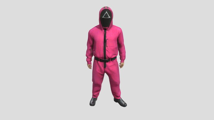 Squid Game Guard 3D Model