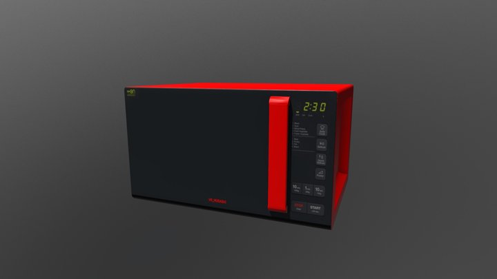 Microwave Oven 3D Model
