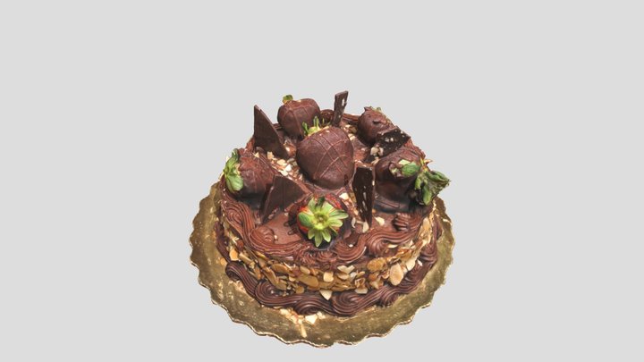 Cake Embedded 3D Model