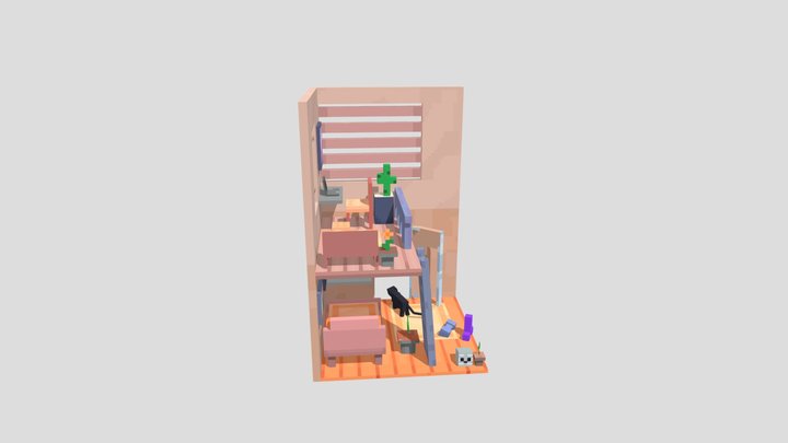Cozy home 3D Model