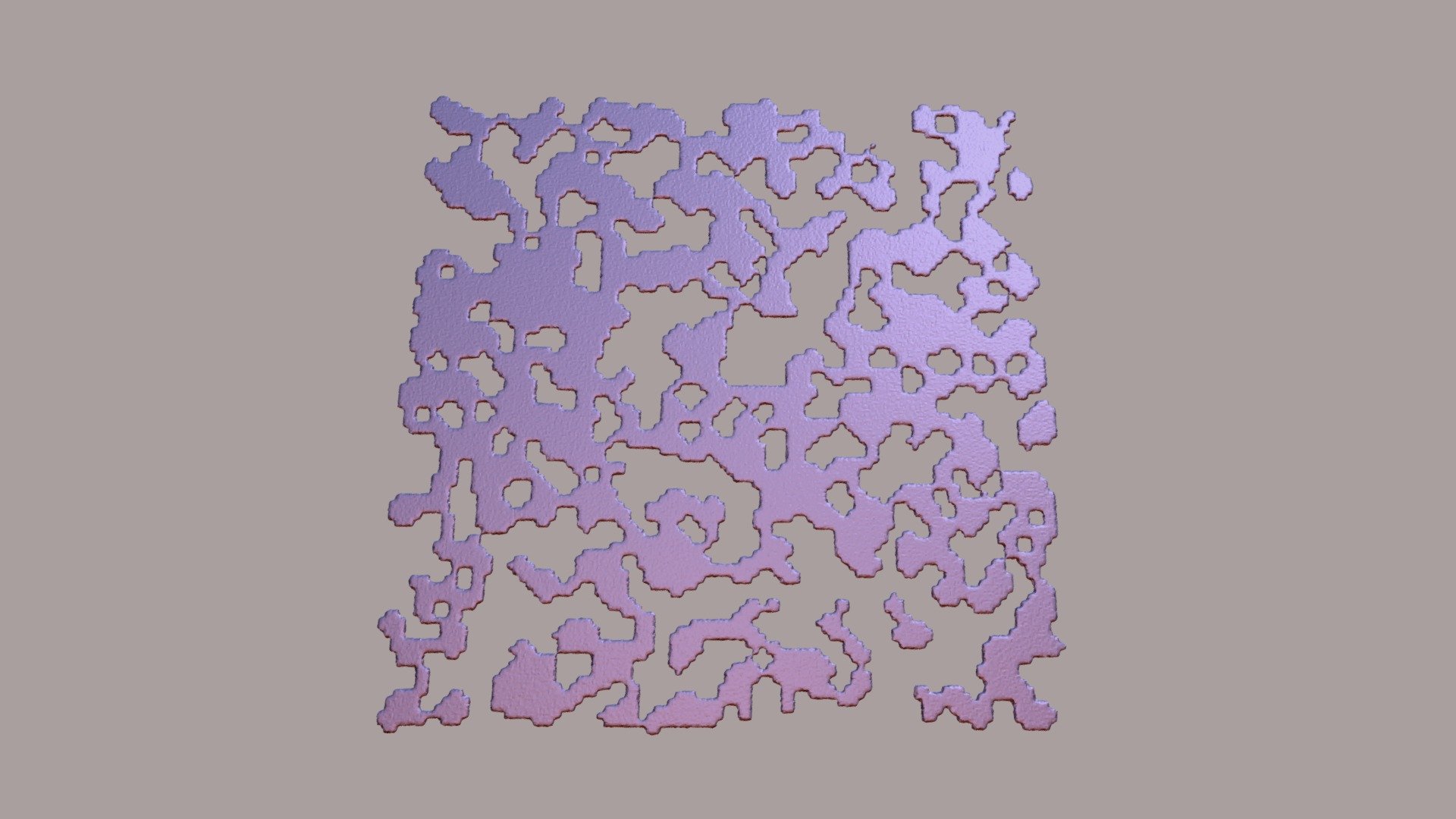 Procedural cave made using cellular automata