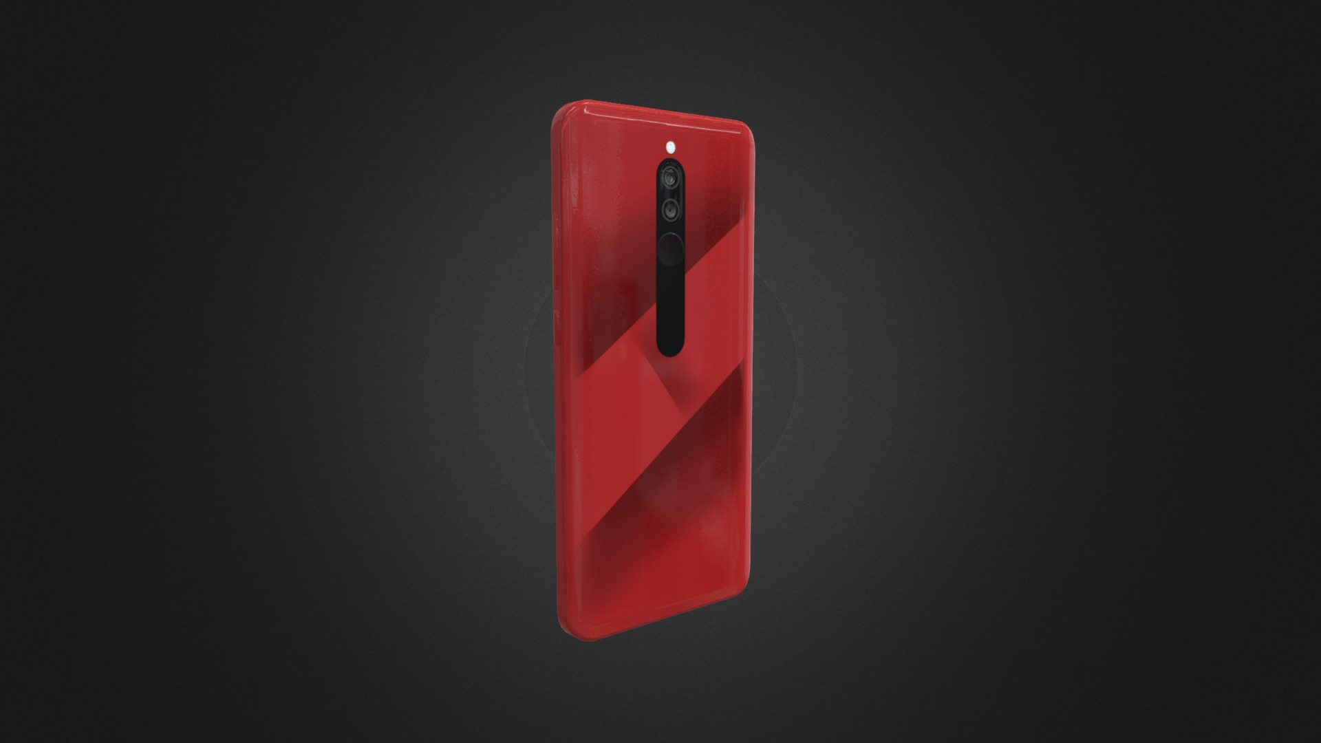 3D model Smartphone 3D 4K PBR Game Asset with LODs - This is a 3D model of the Smartphone 3D 4K PBR Game Asset with LODs. The 3D model is about a red rectangular object.