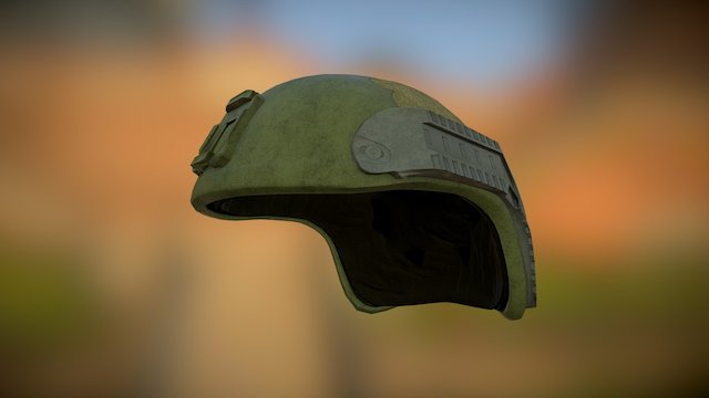 Warfare Helmet Armocom LSZ-1 3D Model