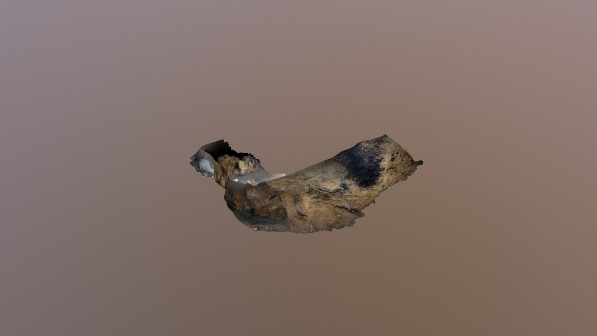 Actun Tokbe-Charred ceiling and hearths