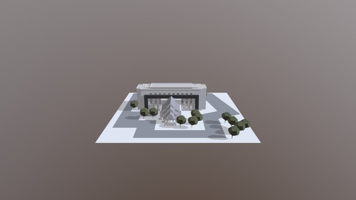 Faculty of Law Chiangmai University 3D Model