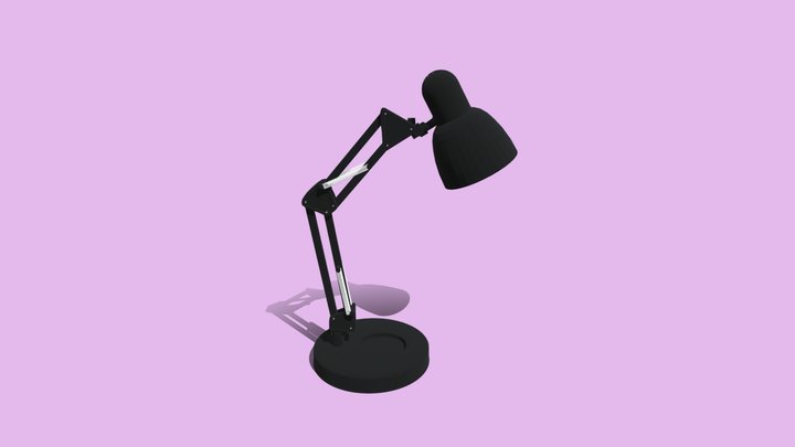 Ikea Lamp Black 3D Model
