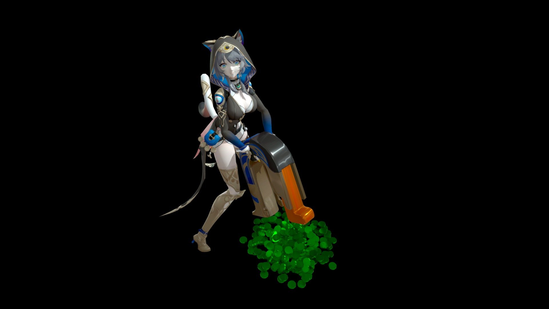 Cipher Mains Honkai Star Rail - 3D model by Casttelan2 (@Casttelan2)  [dc52142]