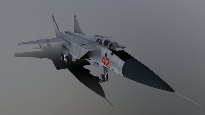 Mikoyan MiG-31 – Modelo 3D gratuito STL