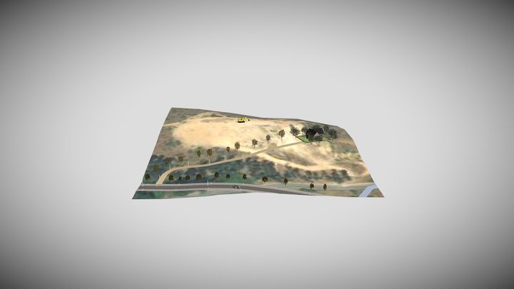 Proyecto Excavación Tubería 3D 3D Model