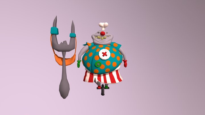 Clown Boss 3D Model