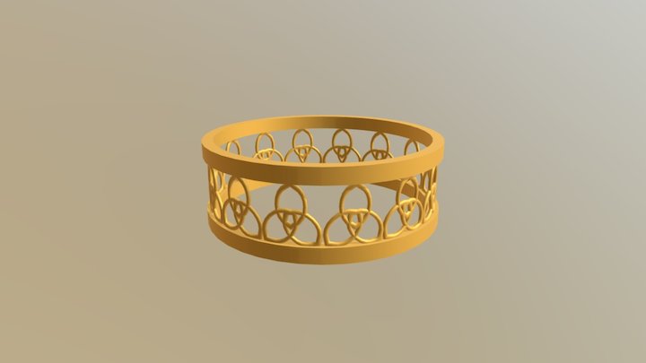 Celtic Ring 3D Model