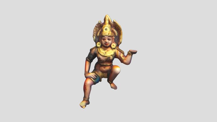 Rajagopuram Guard 3D Model