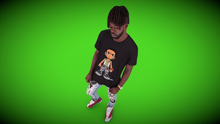 Reilly Tee200k Retopo 3D Model