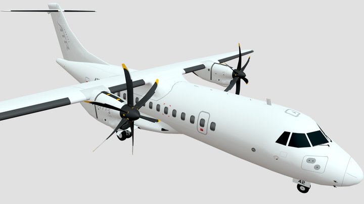 ATR 42 3D Model