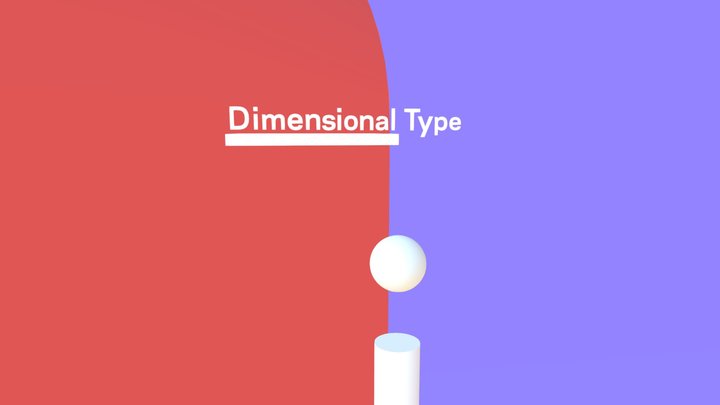 Dimensional Type 3D Model