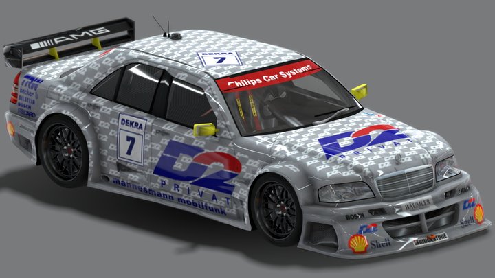 1994 Mercedes W202 AMG DTM – Free 3D Model STL
