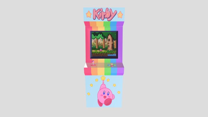 arcade machine kirby 3D Model