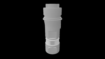 Plastic Electrical Connector, Flex in-line co... 3D Model
