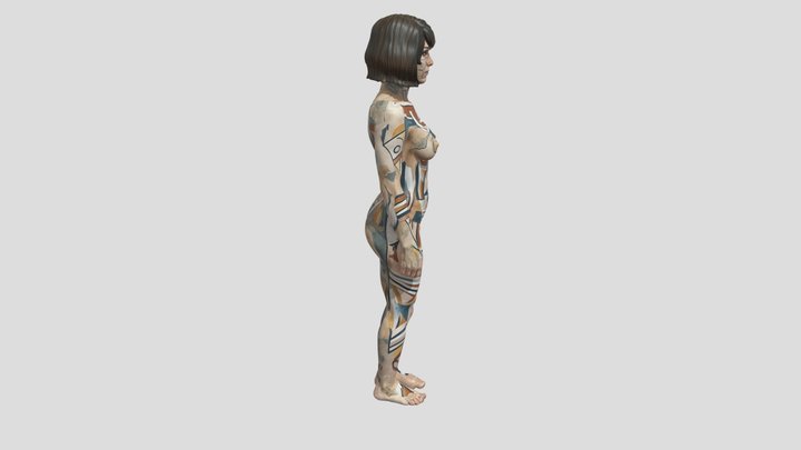 Abstract Body Art Model by Tripo – Modello 3D gratuito STL