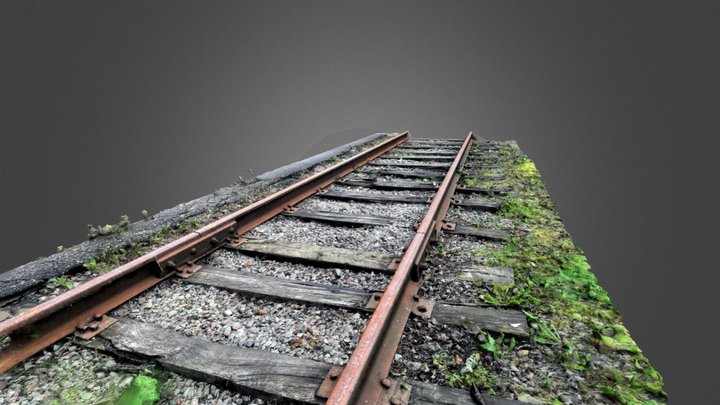 Ancient railroad 3D Model