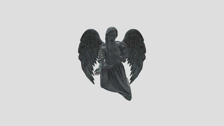 Angel Statue 3D Model