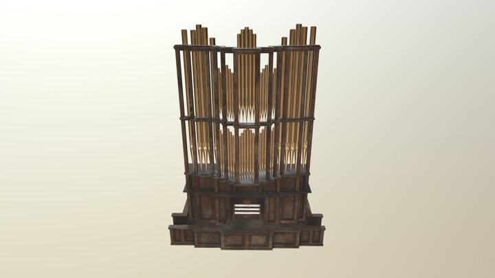Pipe Organ 3D Model