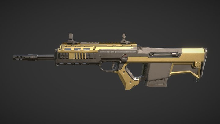assault rifle 3D Model