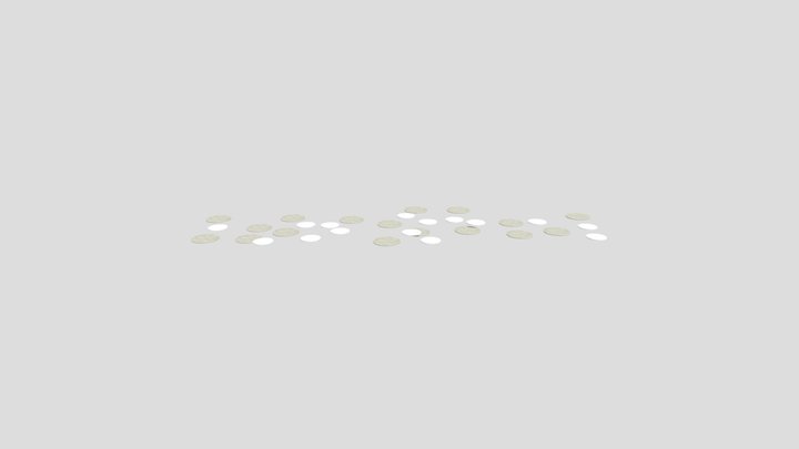 Circular Ceiling Panels 3D Model