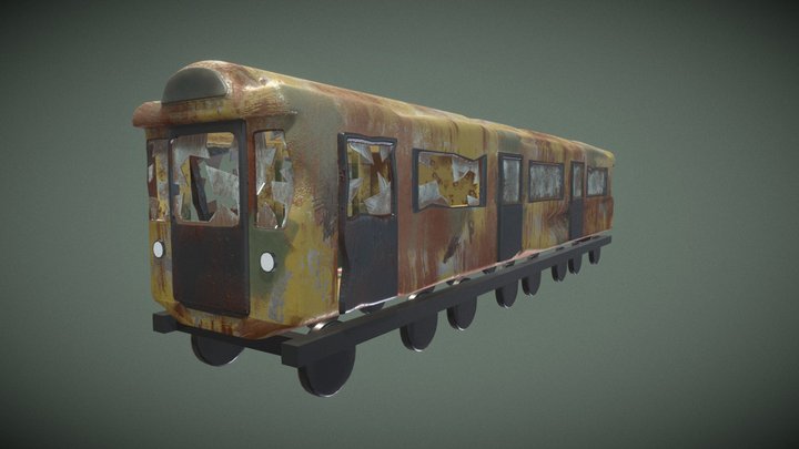 Train-Interior 3D Model