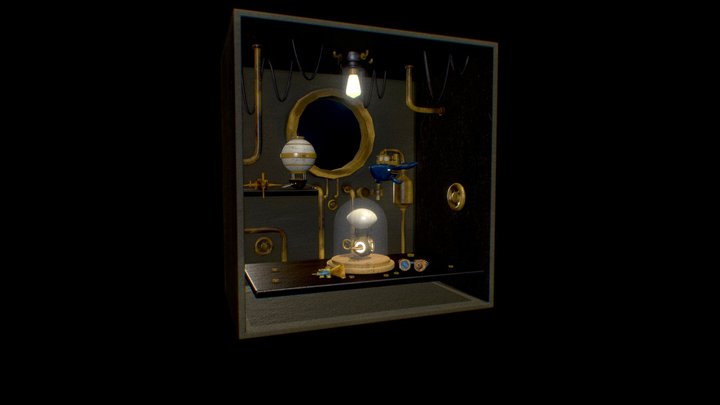 Steampunk comp 3D Model