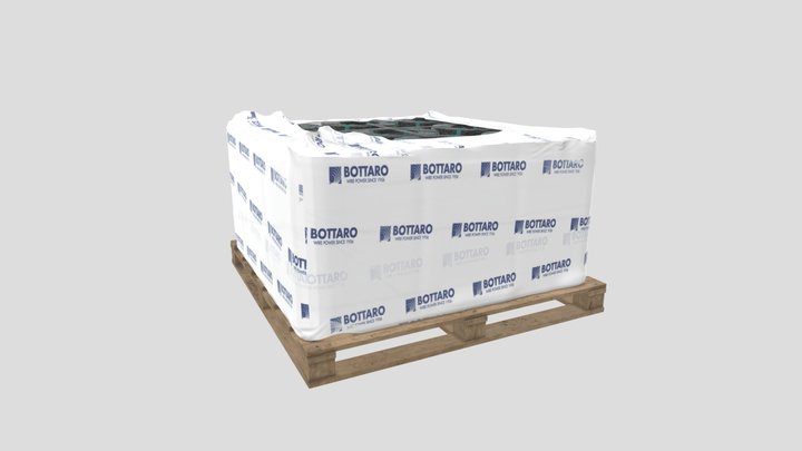 Bobine Filo Cotto Nero 3D Model