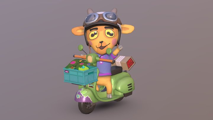 Logan cook - Animal Crossing Racing 3D Model