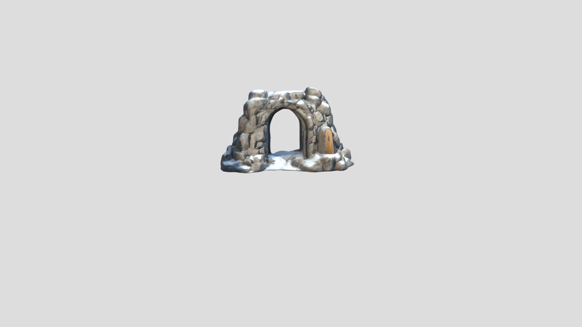 Snow Rock Giant Door - 3D model by NOT_Panda (@mxtakatak2431) [dc5a89d ...