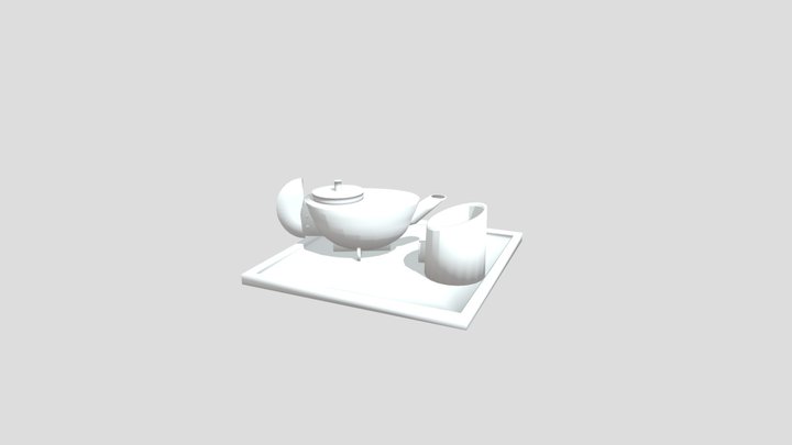 Teaset 3D Model