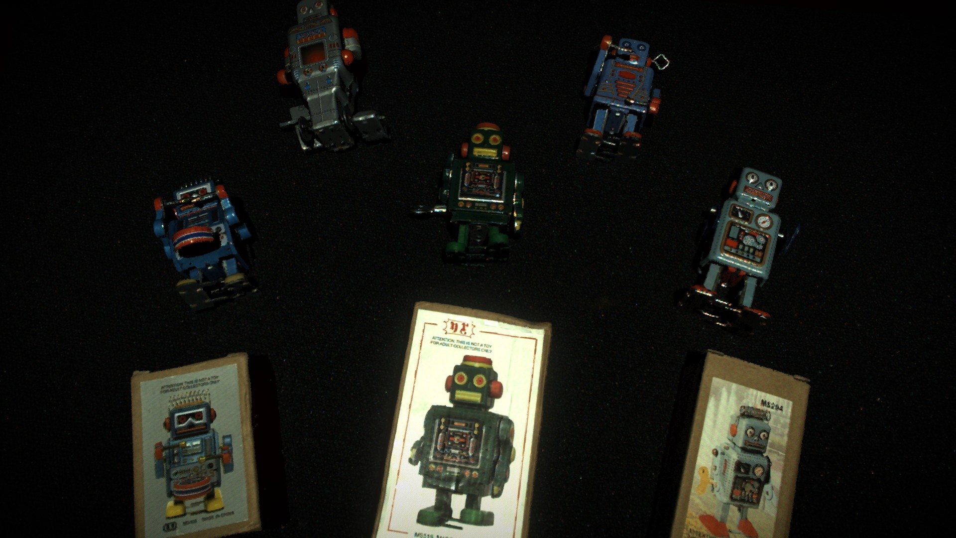 Retro Robot Toys - Zivid 3D machine vision