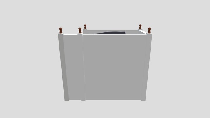 Bunk Bed 3D Model