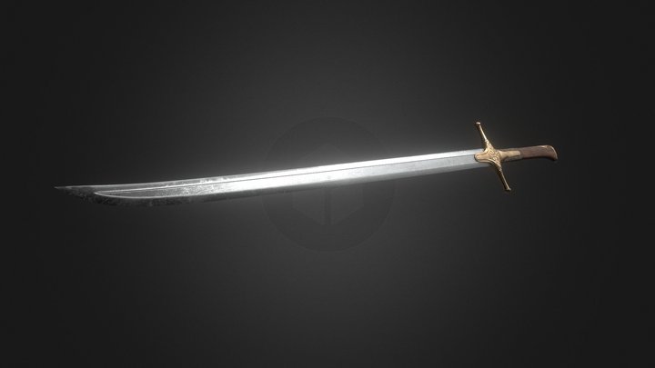 The Witcher 3 - Iris Sword 3D Model
