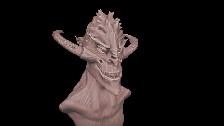 zBrush Demon Sculpt 3D Model