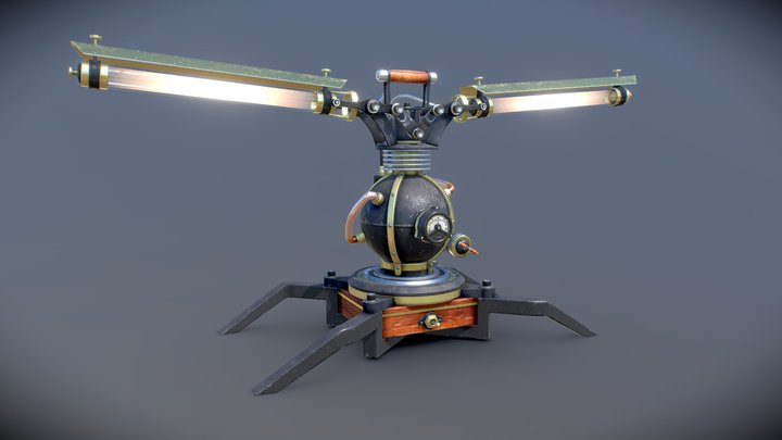 SteamLamp 3D Model