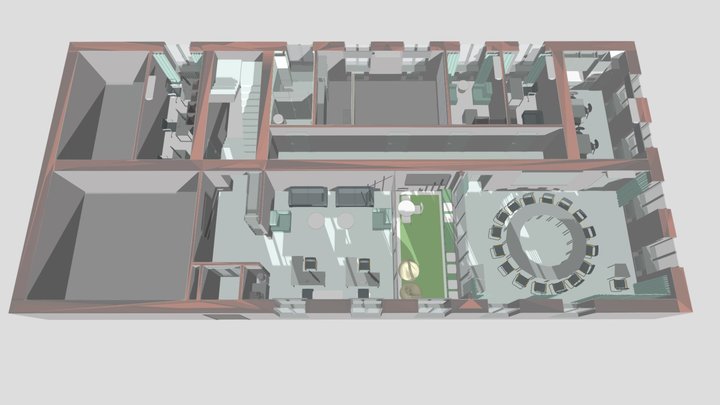 центр ветеранів 3D Model