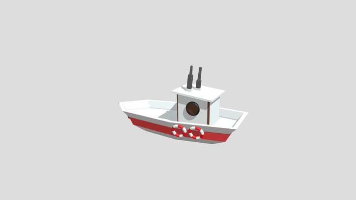 Barco 3D Model