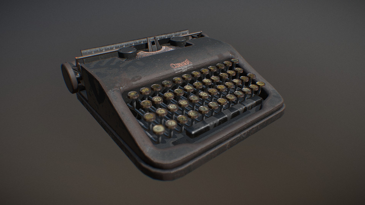 typewritter 3D Model