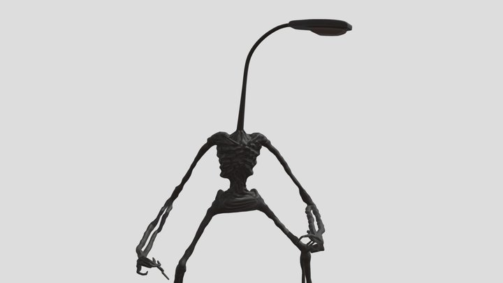Horror Thrills Light Head 3D Model