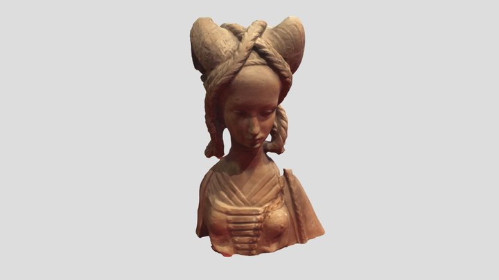María Magdalena, gótica flamenca, S.XV 3D Model