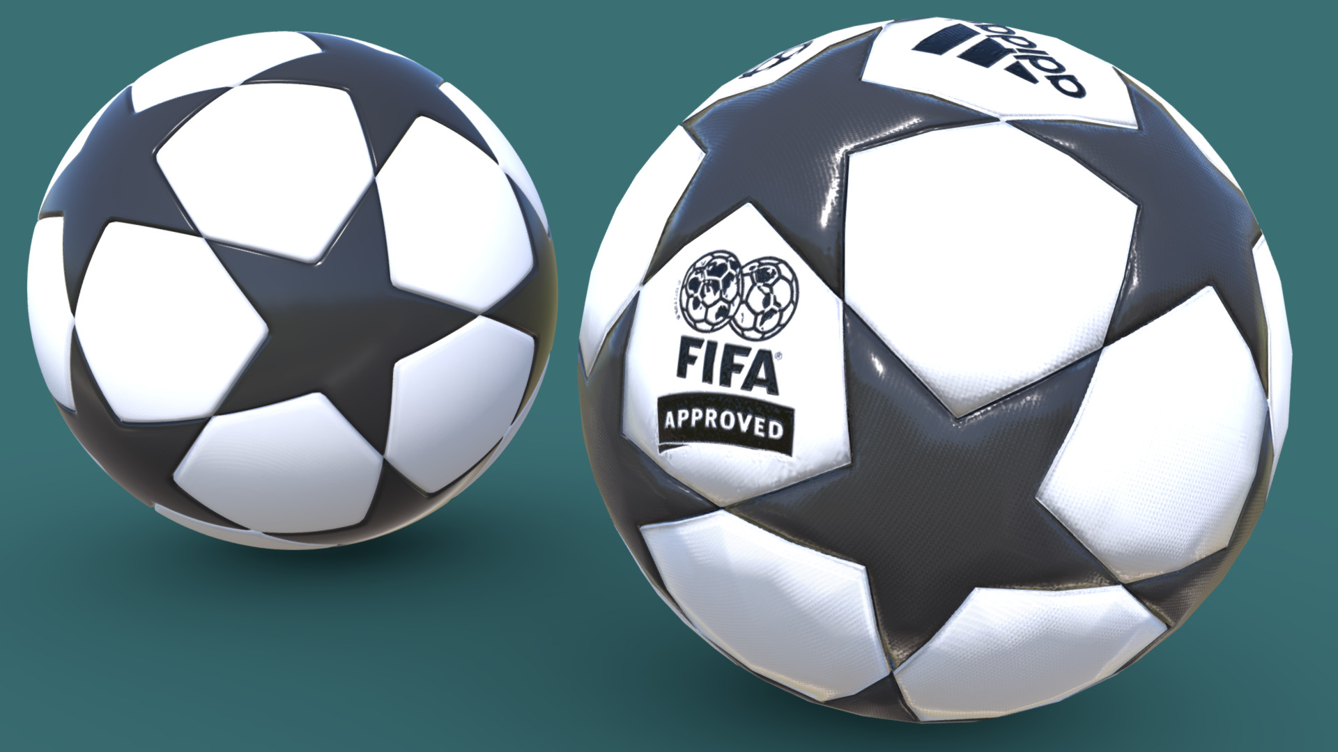 3D model 2019 Uefa Champions League Ball - This is a 3D model of the 2019 Uefa Champions League Ball. The 3D model is about logo.