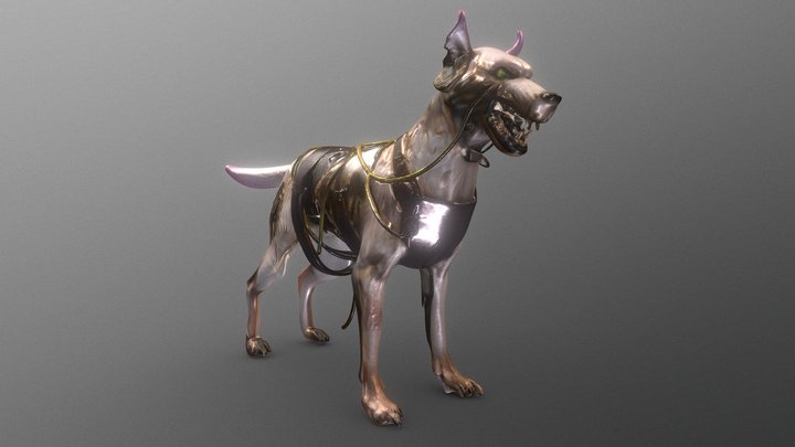 Game for Peace's Dark Night Crisis Dog Zombie. 3D Model