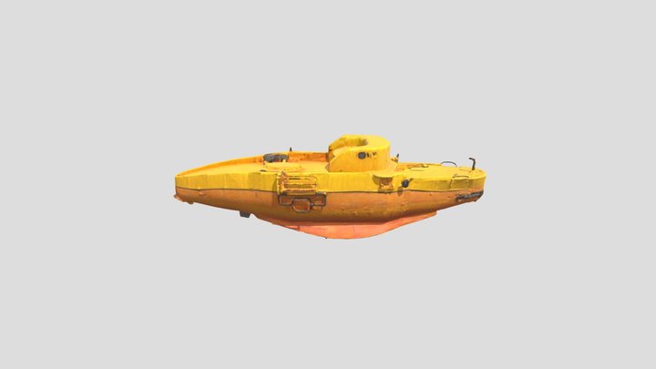 Bathyscaphe FNRS III 3D Model