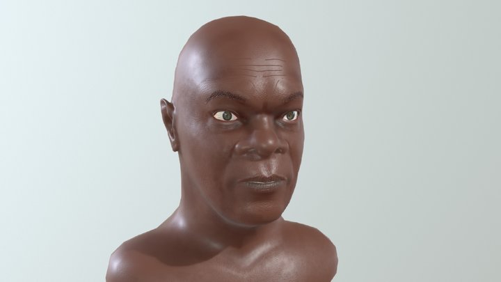 Samuel L. Jackson 3D Model