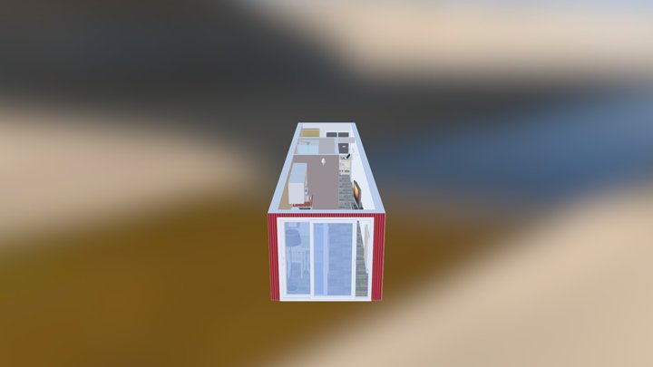 Test conteneur 3D Model