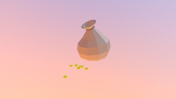 Trolling Around - Gold Sack 3D Model
